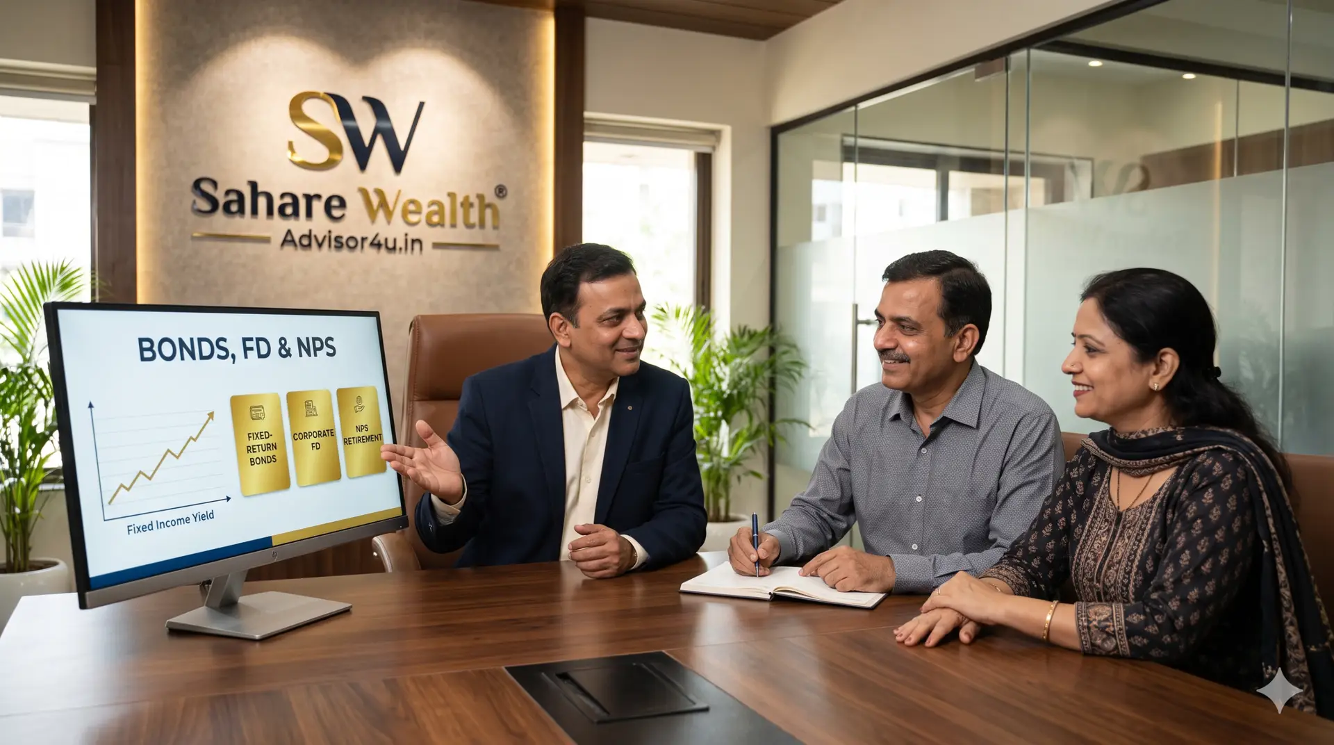 bonds corporate fd nps retirement sahare wealth scaled