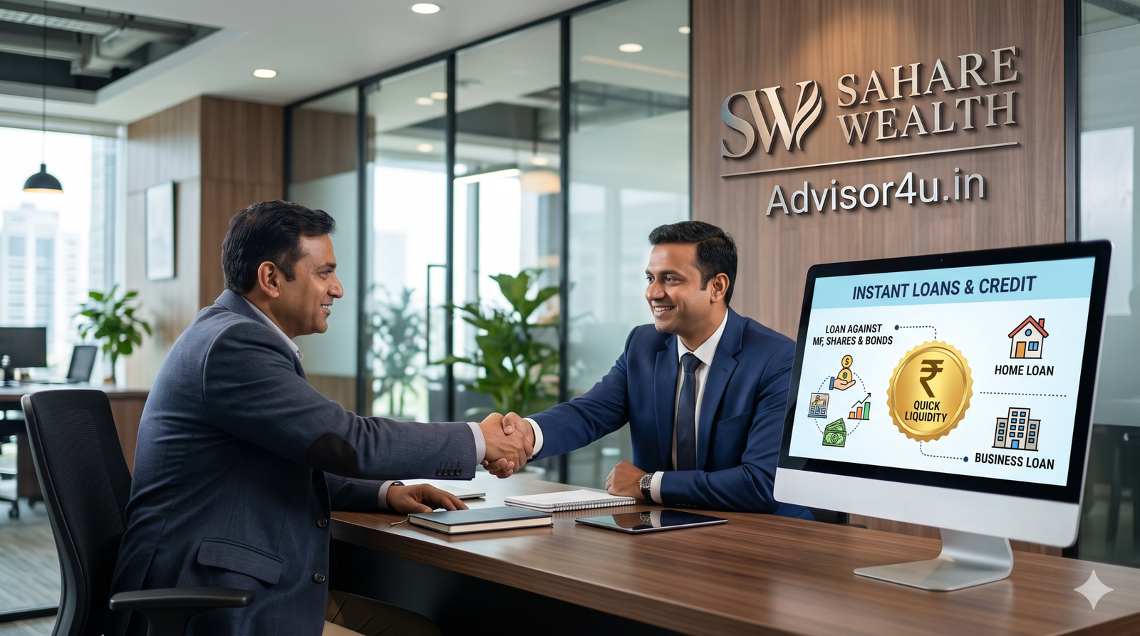 instant loan against mf shares bonds sahare wealth scaled
